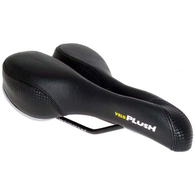 Selim Velo Plush B53-01 Preto Vazado com Courino