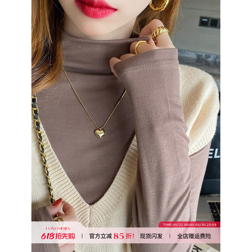 Mulheres primavera outono estilo ocidental roupa interior 2026 primavera outono novo estilo Modal fino manga comprida ca