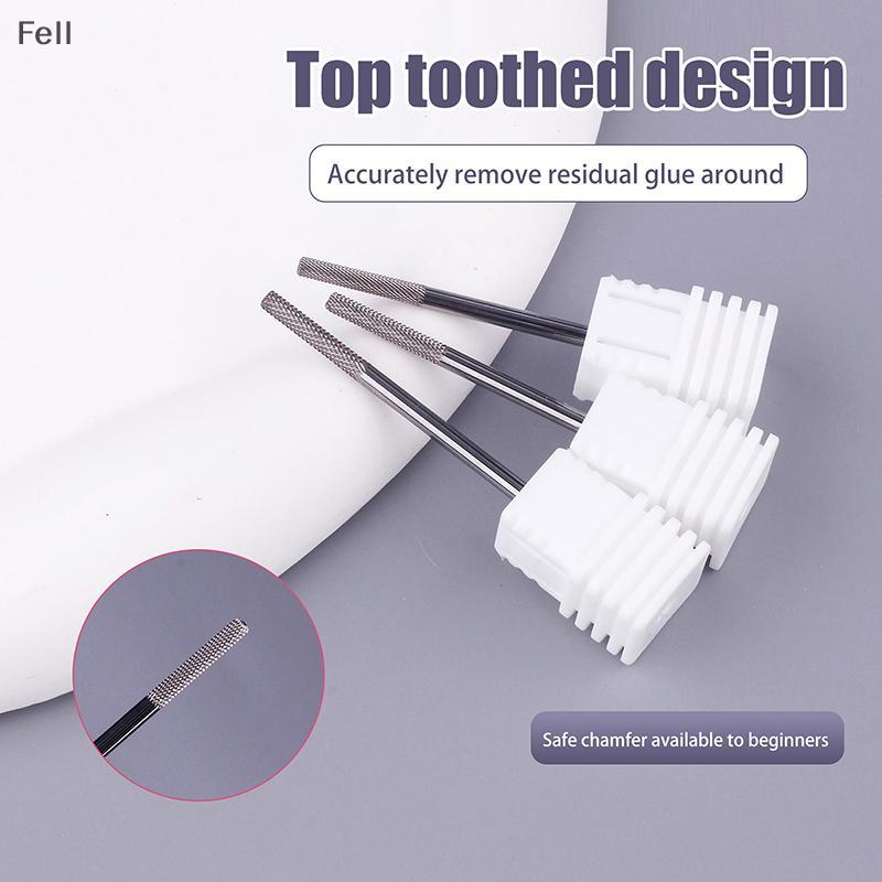 [Fel] 1 Peça De Aço De Tungstênio Profissional Para Unhas , Lixas De Unha , Esmalte Em Gel , Remoção De Rebarbas Máquina