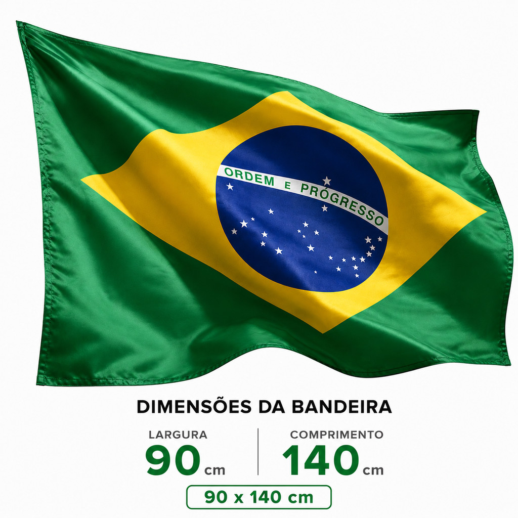 Bandeira do Brasil Grande Copa do Mundo