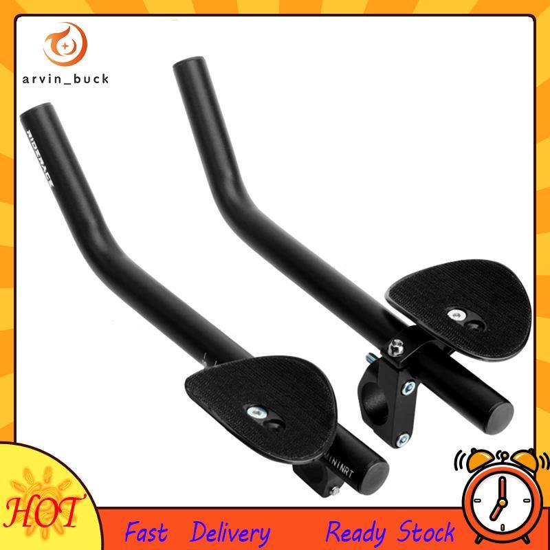 Liga De Alumínio Triathlon TT Guiador Clip-on Aeróbica Aero Barra Extensão Descanso Da Bicicleta MTB Estrada Braço Supor