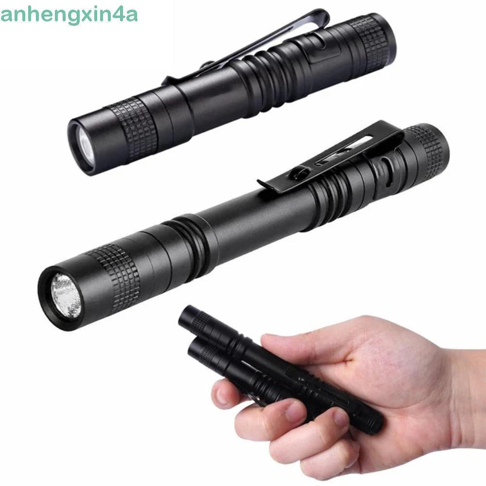 ANHENGXIN Penlight Clip Luz De Trabalho , Mini Super Brilhante Lâmpada De Caneta Lanterna Portátil , Com Clipe