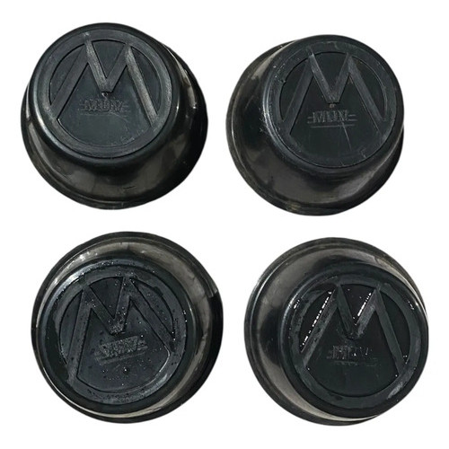 Kit Calota Miolo Roda Volkswagen Brasilia 1973 1982 Preto Preto