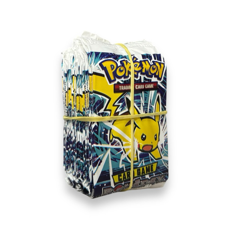 Kit 200 Cards Pokémon = 50 Envelopes Cartinhas Pikachu Ashi