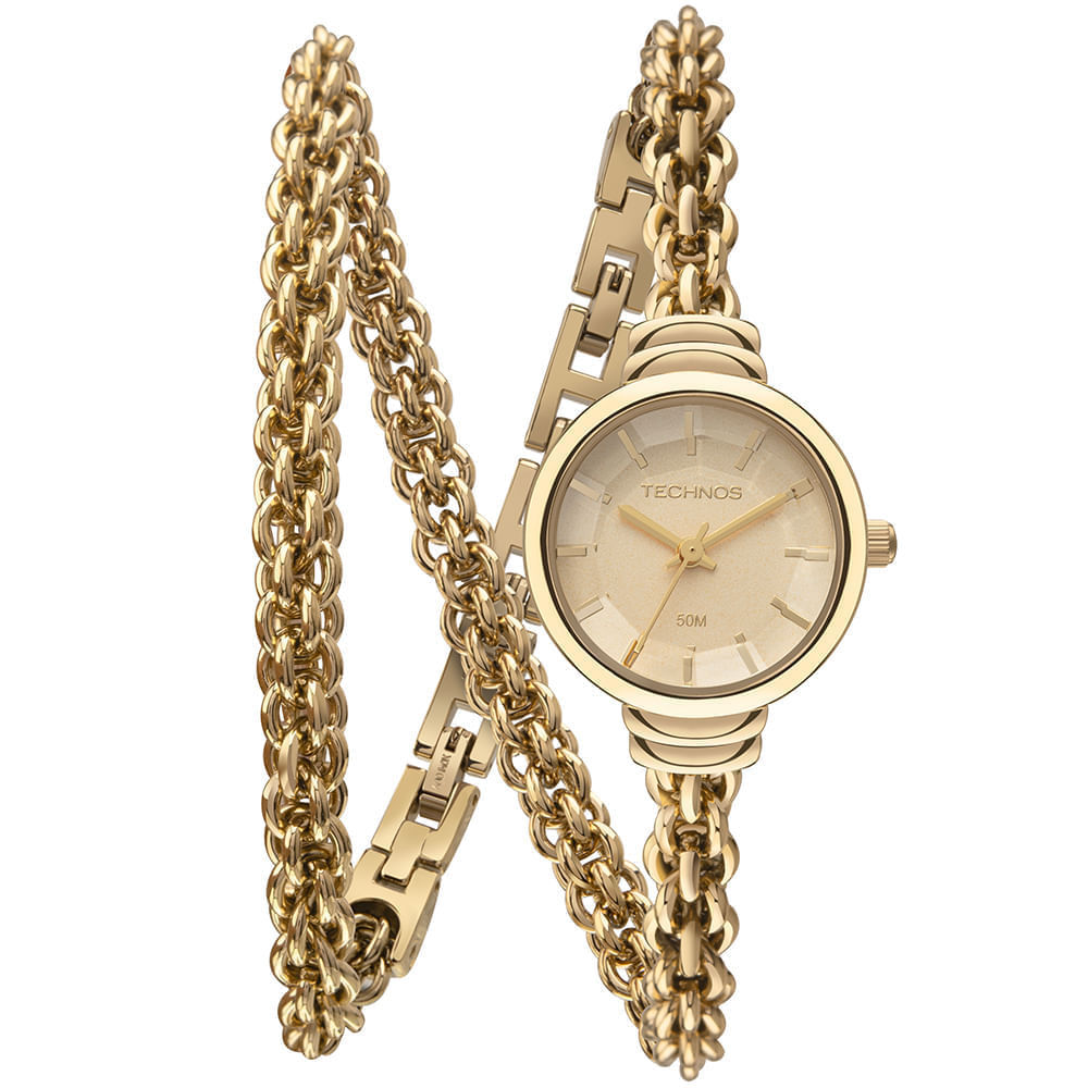 Relógio Technos Feminino Mini Joia Dourado - 2035NDO/1X