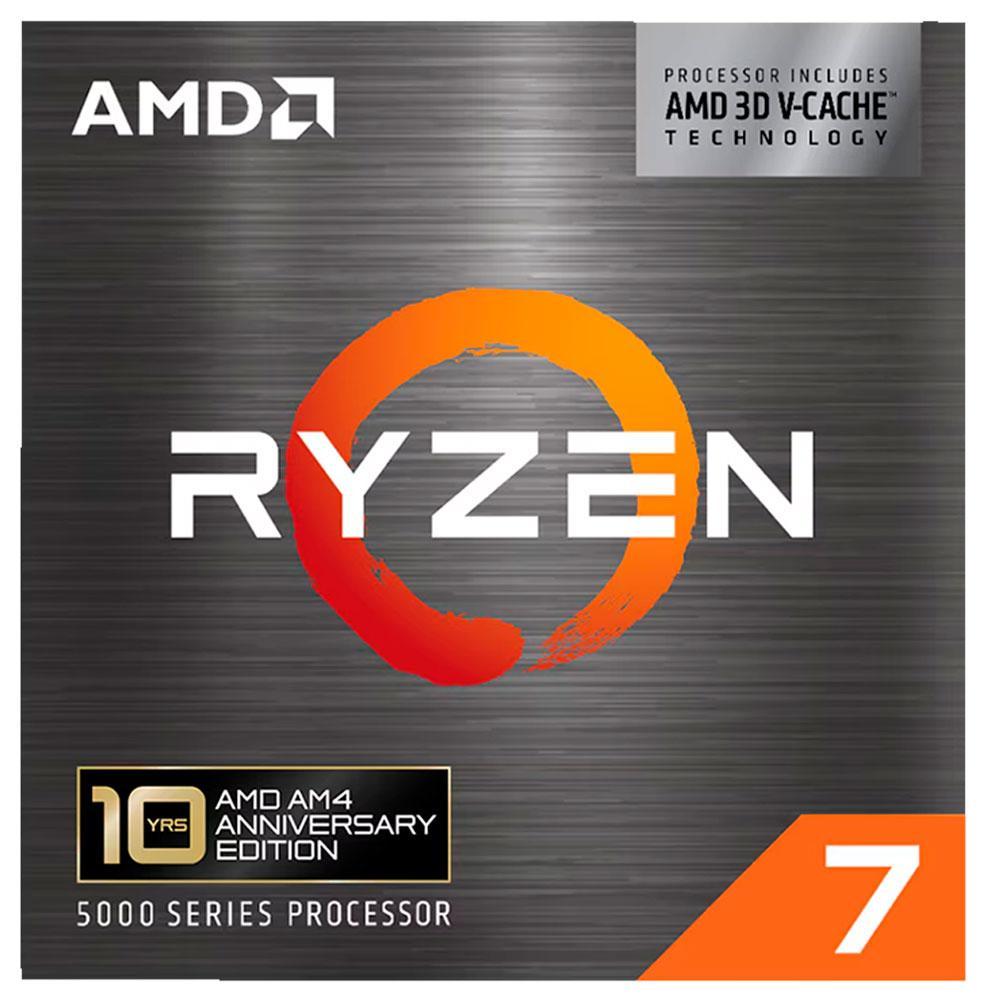 Processador Amd Ryzen 7 5800x3d 3.4ghz (turbo 4.5ghz) 96mb Cache Am4 100-1000006