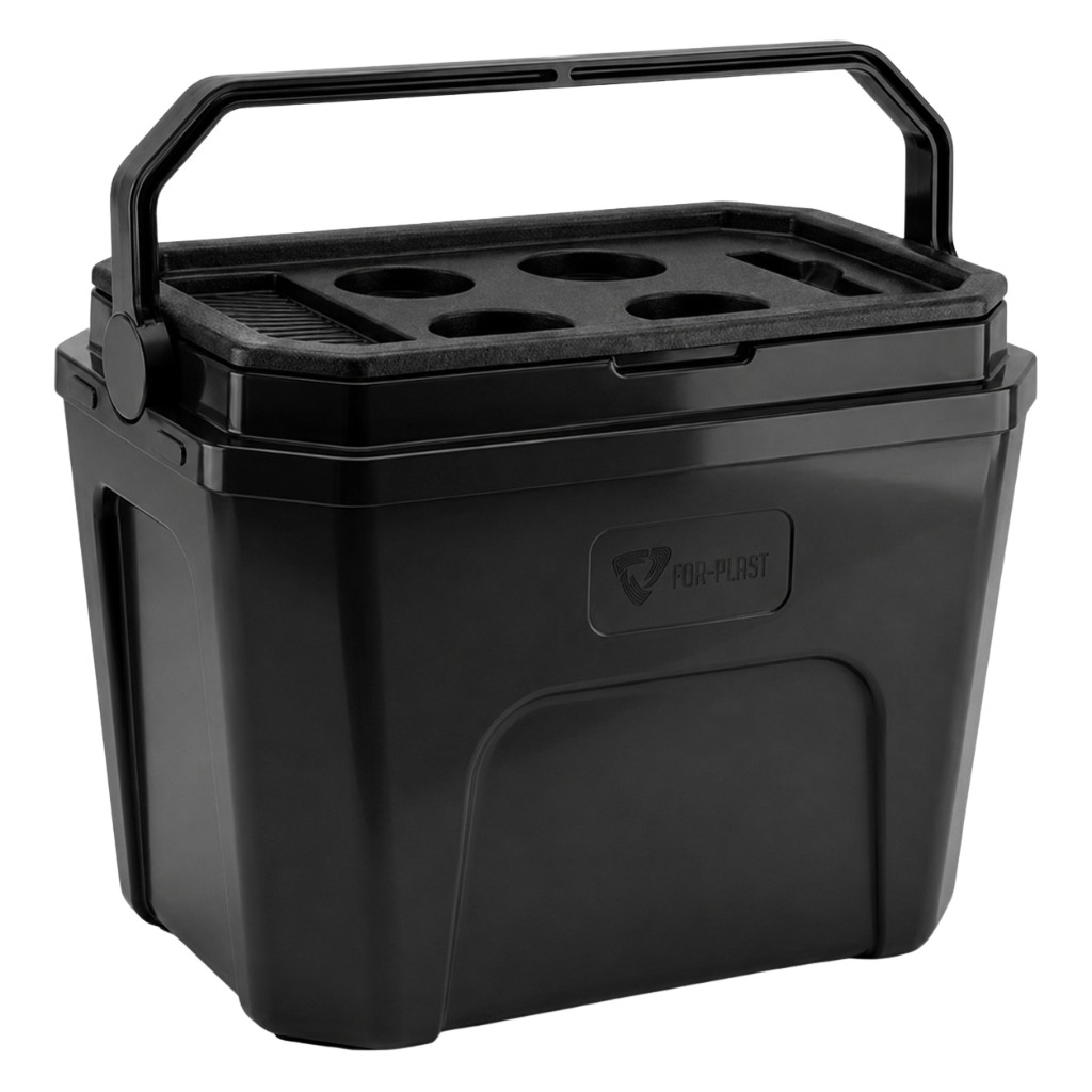 Caixa Térmica Cooler 15 Litros 21 Latas | Média Portátil | Resistente | Conservador Térmico Praia | Suporte Para Celular