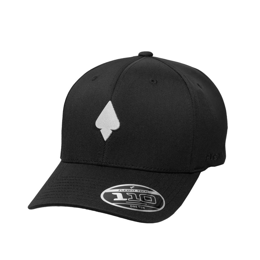 Boné MCD Aba Curva Snapback Flexfit Refletivo Preto