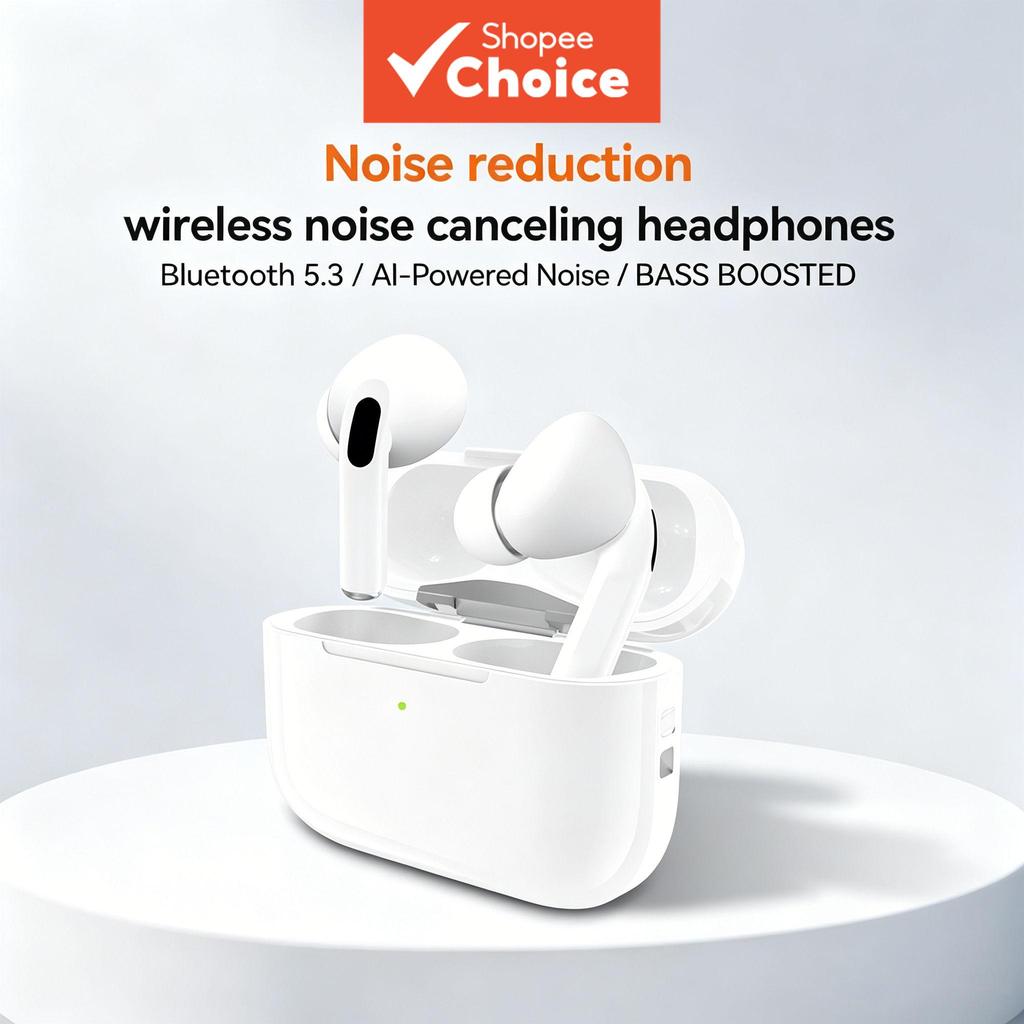 Fones de Ouvido Intra-Auriculares Sem Fio Bluetooth 5.3, Modo de Jogo de Baixa Latência, Fones de Ouvido com Graves