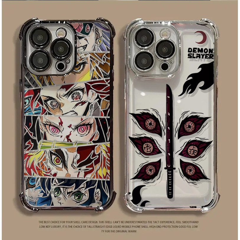 Capa De Telefone Para Samsung Galaxy A56 A26 A36 A16 A06 A35 A55 A25 A15 A05S A05 A24 Anime Demon Slayer Airbag Cool Car
