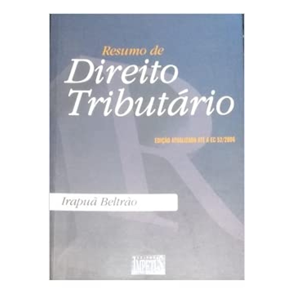 Resumo de Direito Tributário