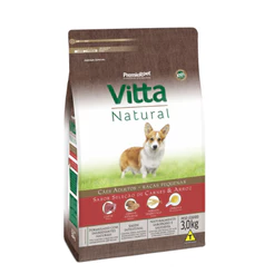 Ração PremieR Vitta Natural cachorros adultos pequeno porte seleção de carnes & arroz 3,0kg