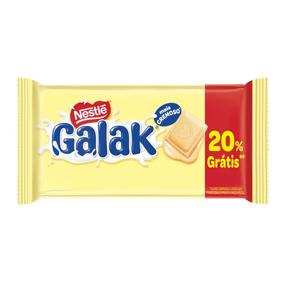 Chocolate Nestlé Galak 80g - Embalagem com 16 Unidades em Oferta na Shopee