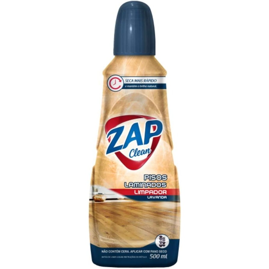 Limpador de Pisos Laminados ZAP Clean Removedor de Sujeiras