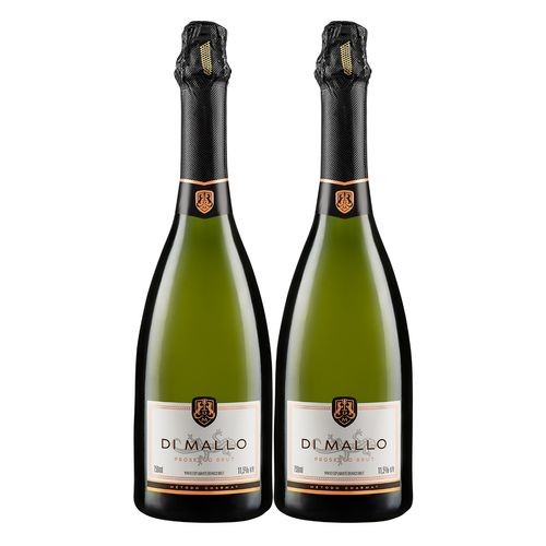 Espumante Di Mallo Prosecco Branco Brut 750ml Kit 2 Un em Oferta na Shopee