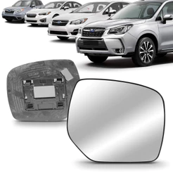 Lente Espelho Retrovisor Subaru Forester Impreza 2014 2015 2016 2017 2018 Com Placa
