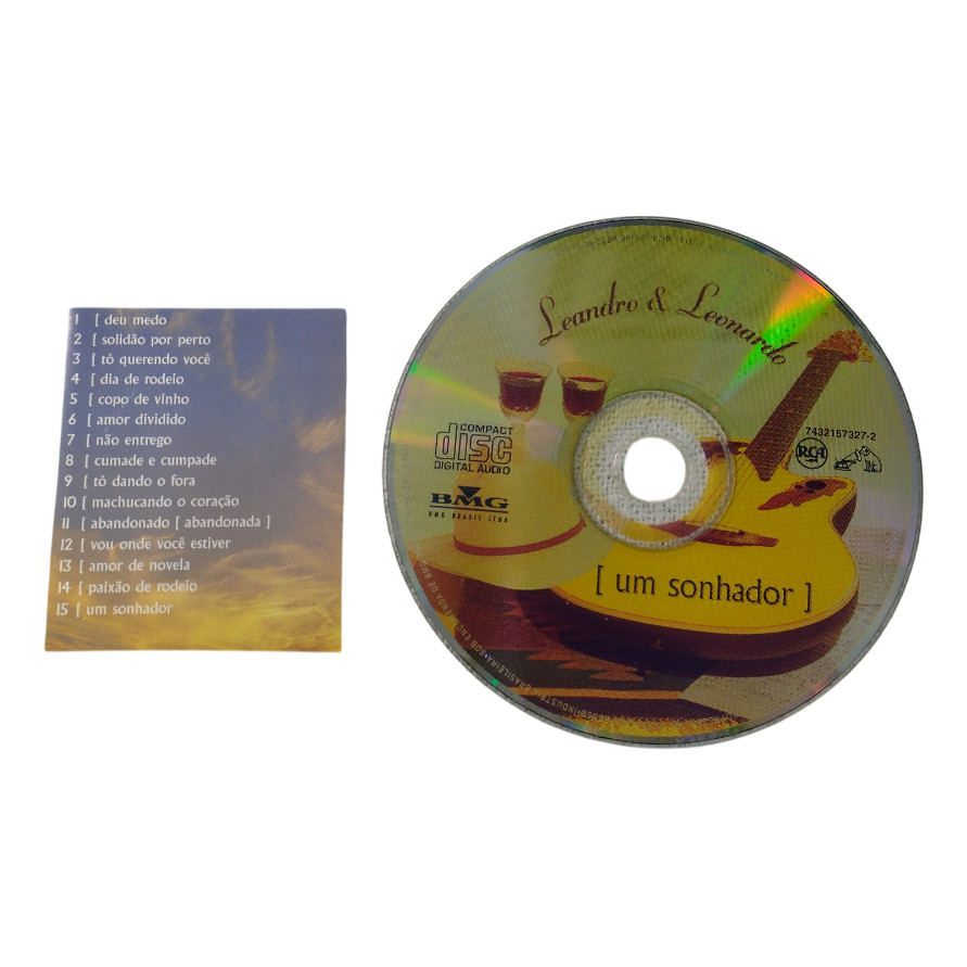 Cd - Leandro E Leonardo - Um Sonhador - Somente O Cd (leia) Estandar