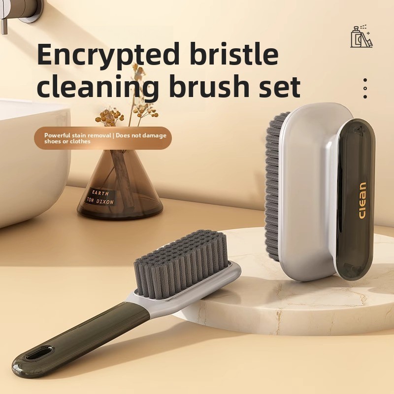 Escova Suave Para Limpeza De Cerdas Macias Sapatos E Lavanderia-Segura A Arranhões , Grip-Smart Everyday Companion