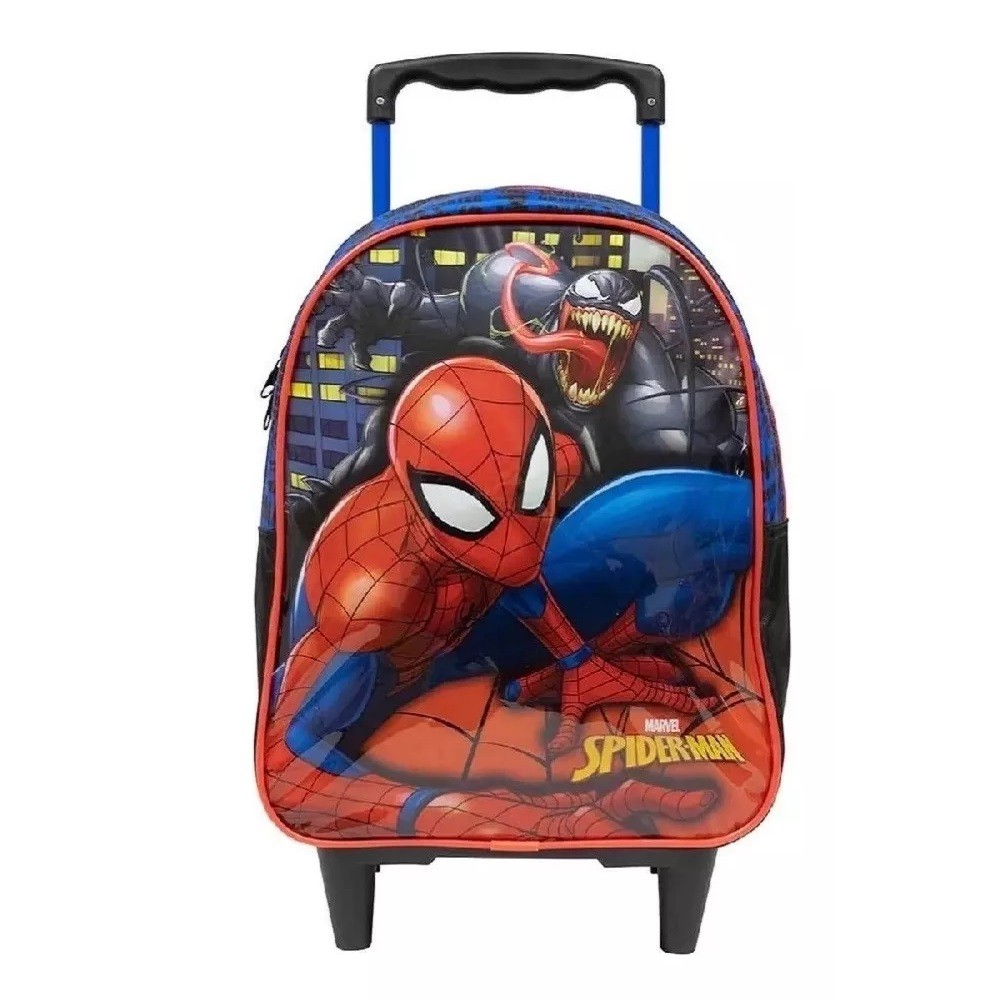 Mochila Carrinho Homem Aranha  Spider Man Original Xeryus