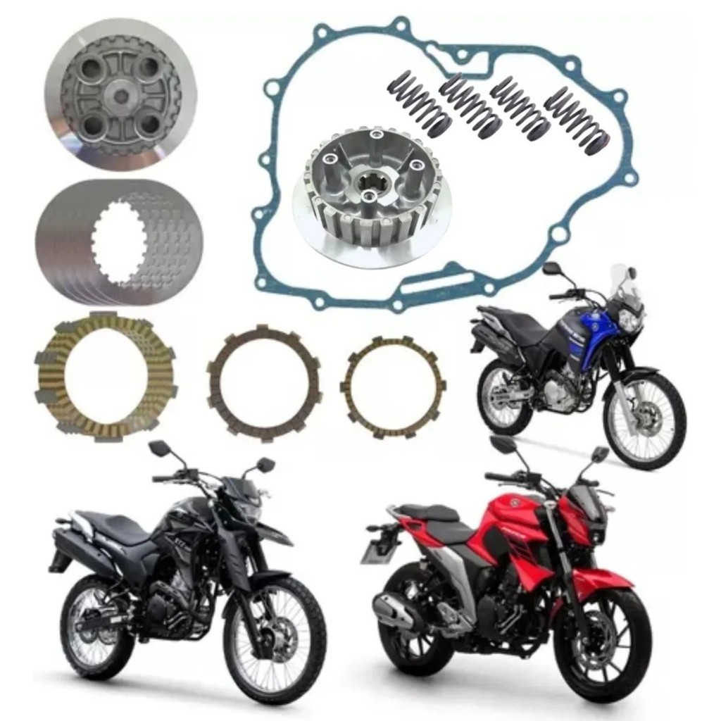 Kit Embreagem Cubo Mola Fazer 250 Lander Ténéré Original Yamaha