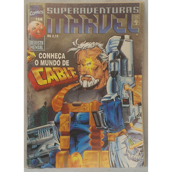 Gibi Superaventuras Marvel Nº 166 - Conheça o Mundo de Cable - Editora Abril