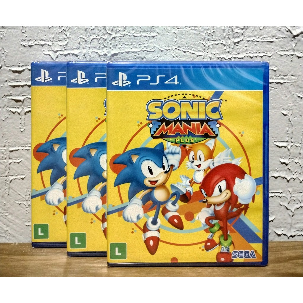 Sonic Mania Plus Édition PS4 - Jeu PlayStation 4 En Italien - Très Bon État