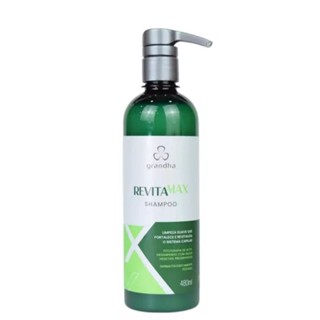 Shampoo Reparação E Nutrição grandha Revitamax 480 ml em Oferta na Shopee