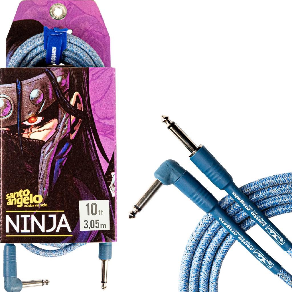 Cabo Santo Angelo Ninja Textil Jeans Azul Claro 3,05m P10 L