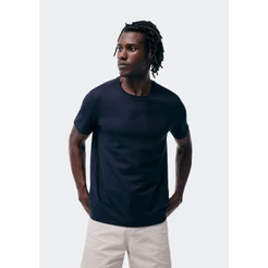 Camiseta Masculina Texturizada Em Algodão Peruano