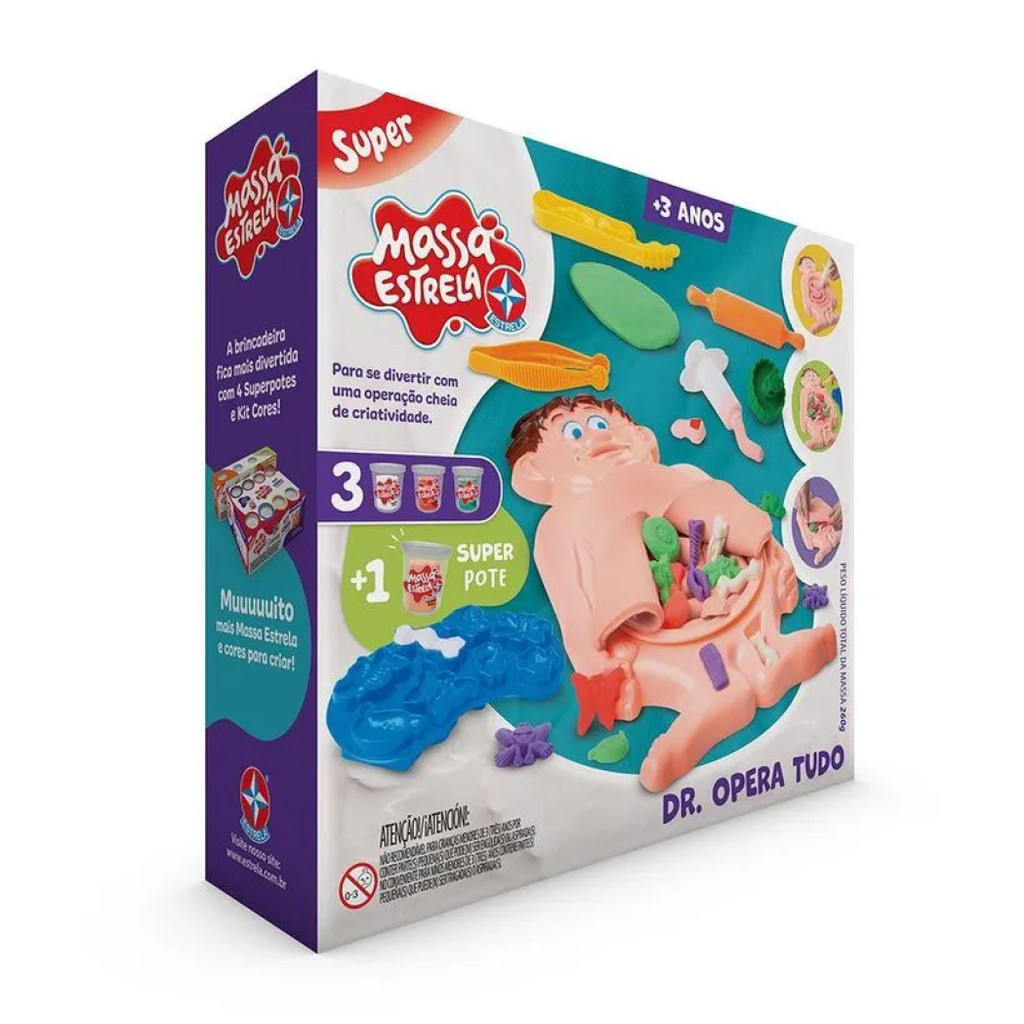MASSA ESTRELA DR. OPERA TUDO - 1001301400250 em Oferta na Shopee