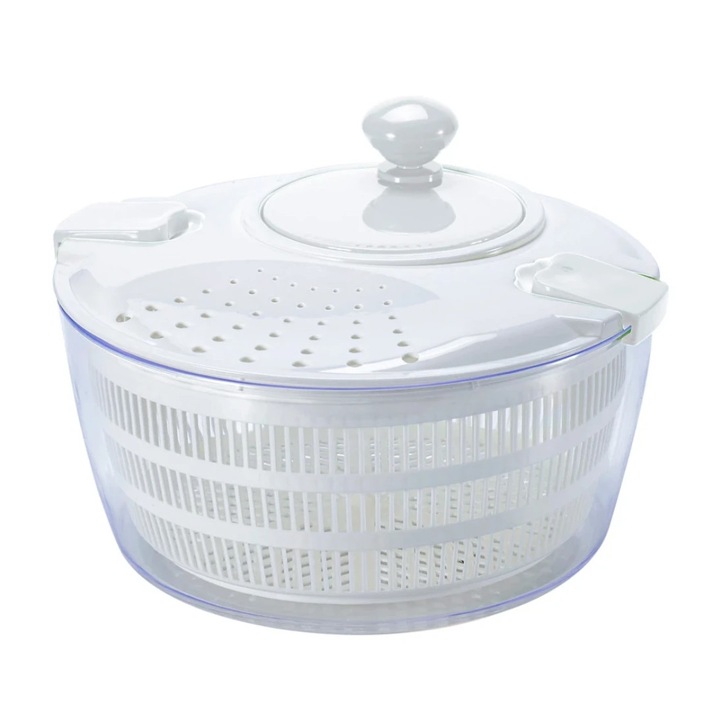 Centrífuga para Salada Easy Kitchen em Plástico Branco Dynasty 24,3x24,3x16,3cm em Oferta na Shopee