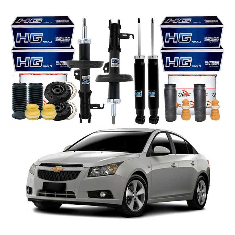 Amortecedor Dianteiro Traseiro. Cruze Sedan 1.8 2011 A 2016 em Oferta na Shopee