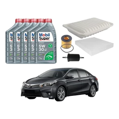 Kit Revisao Troca Oleo Filtros Corolla 1.8 2.0 2015 A 2016