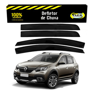 Jogo Calha Defletor Chuva Sandero Stepway 1.6 2020 A 2022 em Oferta na Shopee