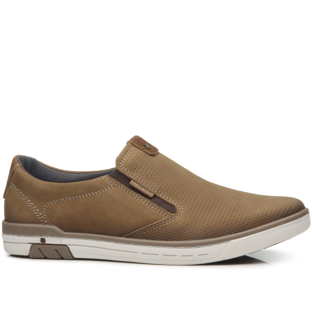 Sapatênis Pegada 119311 Masculino Sapato Casual Couro Legítimo Original Confortável Leve Moderno Elegante