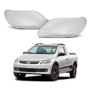 Par 2 Lente Do Farol Dianteiro Saveiro G5 1.6 2009 A 2013 em Oferta na Shopee