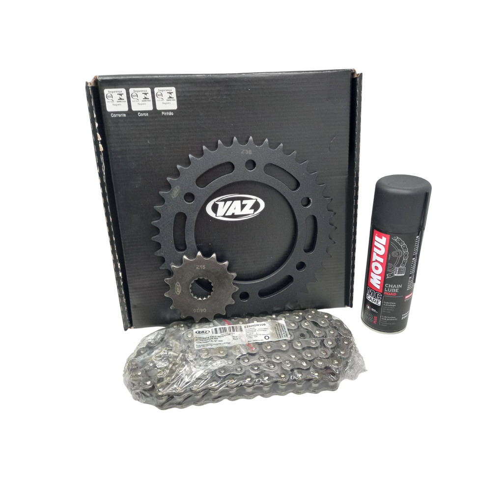 KIT RELACAO TRANSMISSAO COMPLETO XTREME D00378X royal enfield CONTINENTAL GT 650 2012 à 2024 INTERCEPTOR 650 2012 à 2024