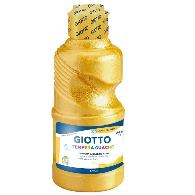 GUACHE 250ML DOURADO GARRAFA GIOTTO