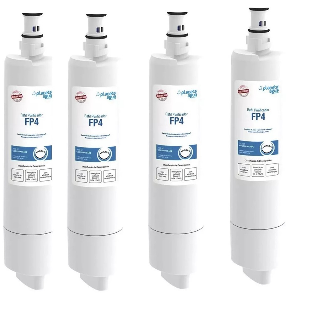 kit 4 Refil FP4  Aparelhos: Consul CPC31, CPC31AB, CPC31AF, CPC30AB, CPC30AF e CPB35AB