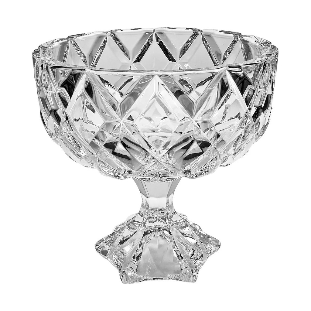 Bomboniere Vidro Grande Baleiro Potes Taça 1200ml 18x18cm Centro De Mesa Potiche Sala Bombons Frutas em Oferta na Shopee