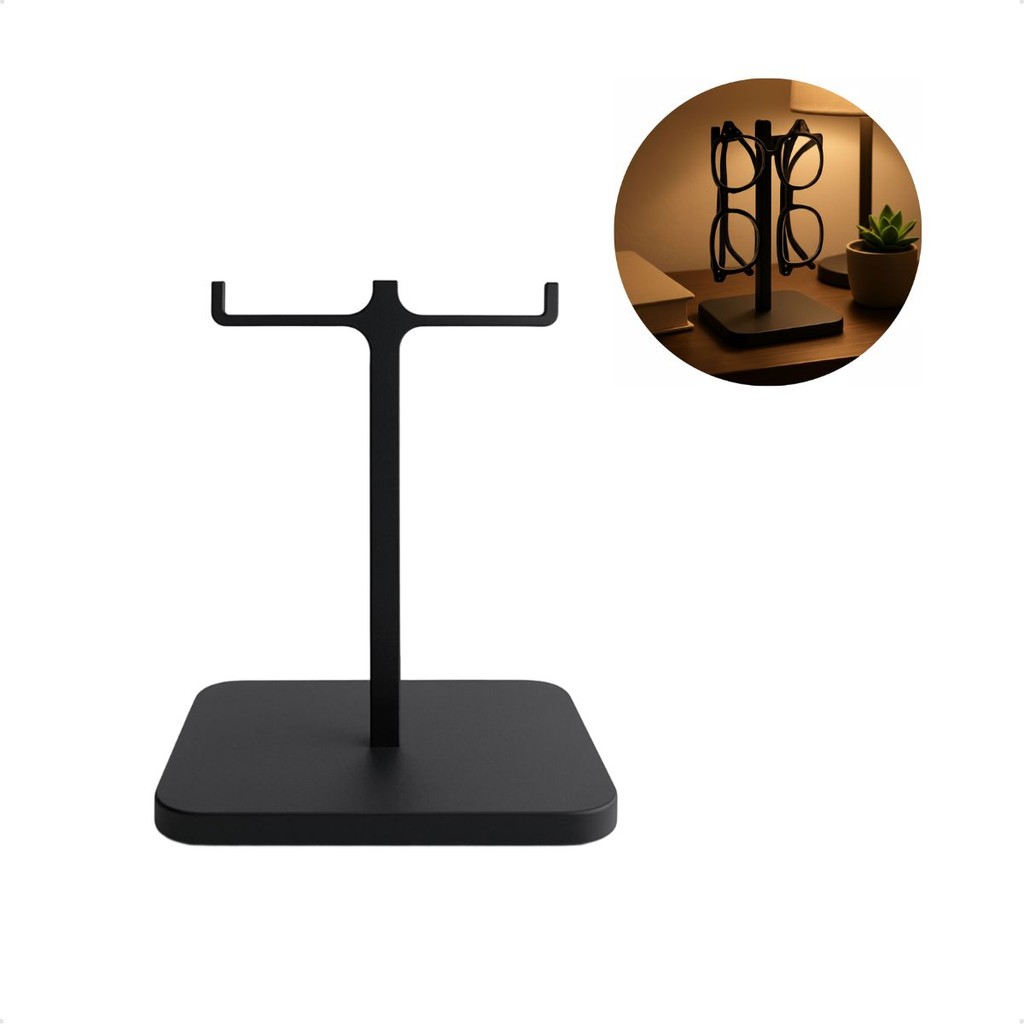 Suporte De Óculos De Leitura e Sol Elegante Para Mesa De Cabeceira Organizador Moderno e Prático
