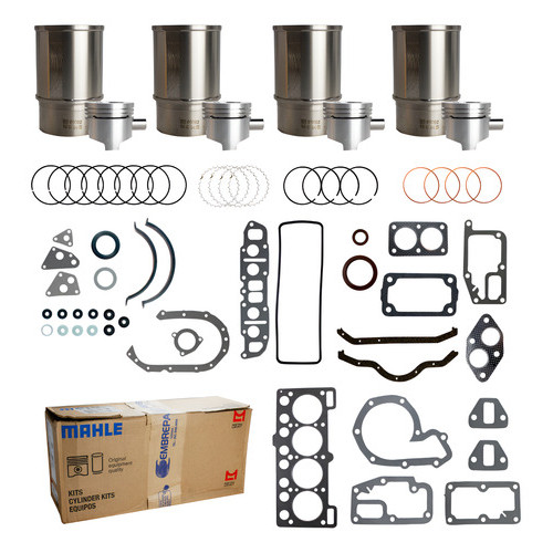 Kit Pistão Anel Camisa Std Corcel Ii 1.6 8v Cht Novo Mahle