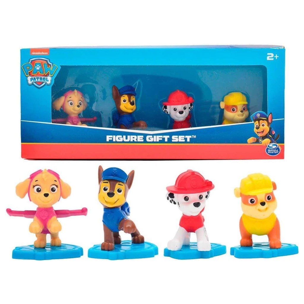 Brinquedo Infantil Pack 4 Mini Figuras Chase Skye Marshall Rubble Patrulha Canina Sunny - 003596 em Oferta na Shopee