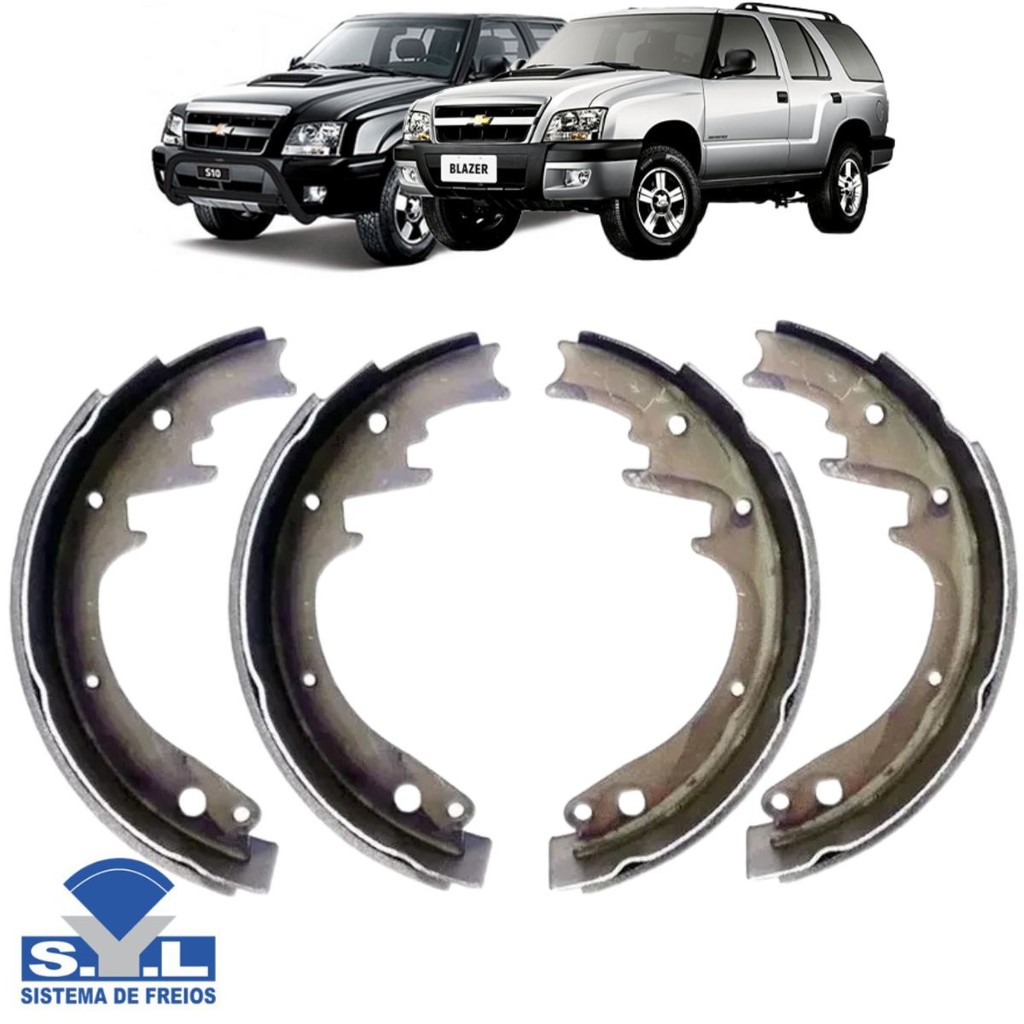 Sapata De Freio Traseira Blazer 1996 A 2009 / S10 1995 A 2012 - 201700