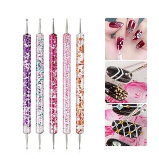 Conjunto de 5 Boleadores Para Design de Unhas (S28) em Oferta na Shopee