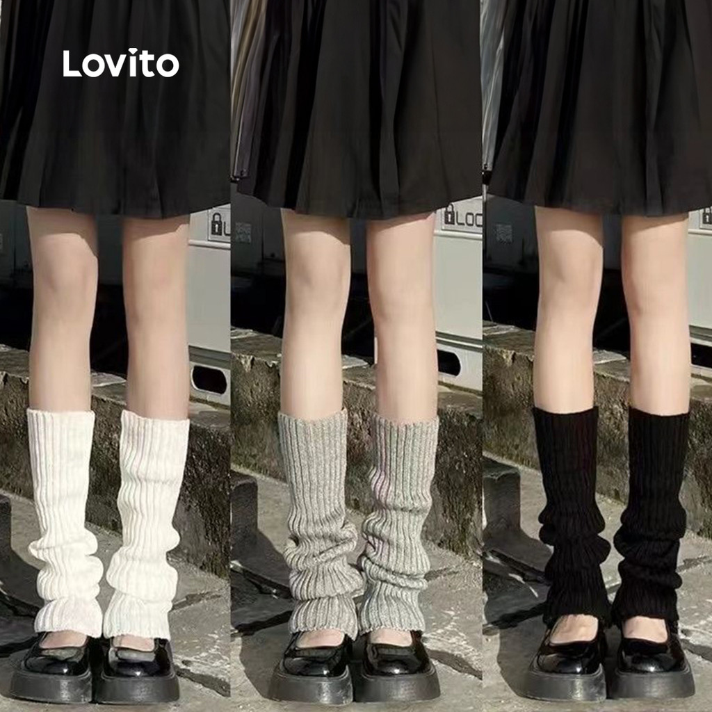 Lovito Meias Troll Post All Seasons para Mulheres LCS25A130 em Oferta na Shopee