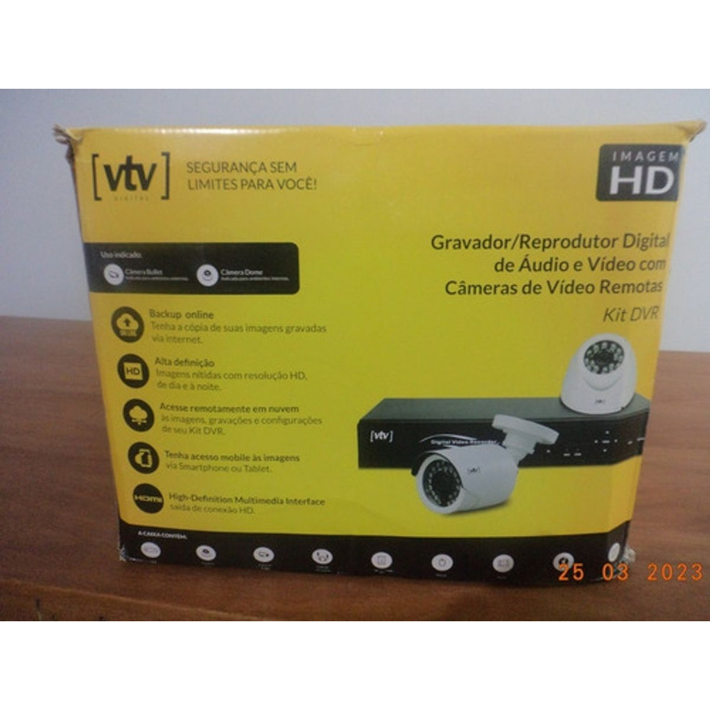 Kit Dvr  8ch+hd  Vtv