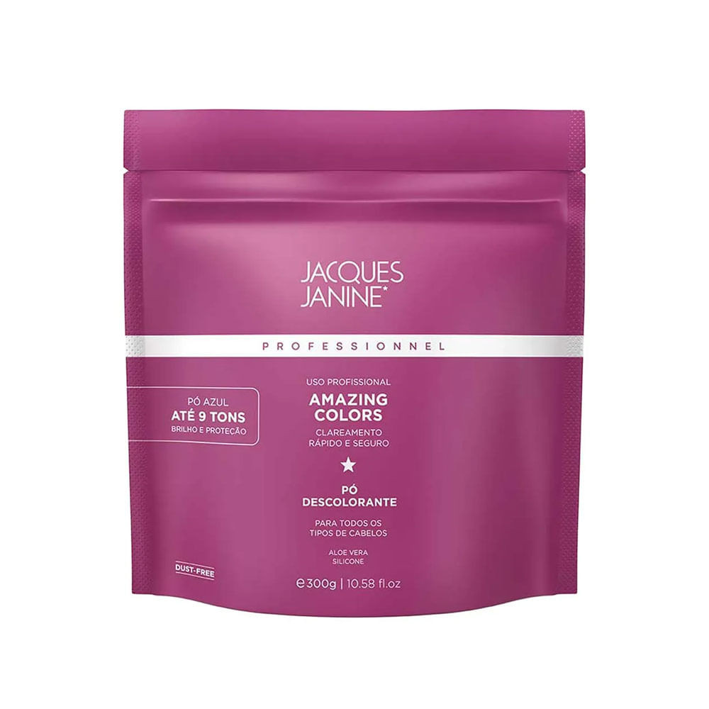 Pó Descolorante Jacques Janine Professionnel Amazing Colors 300g em Oferta na Shopee