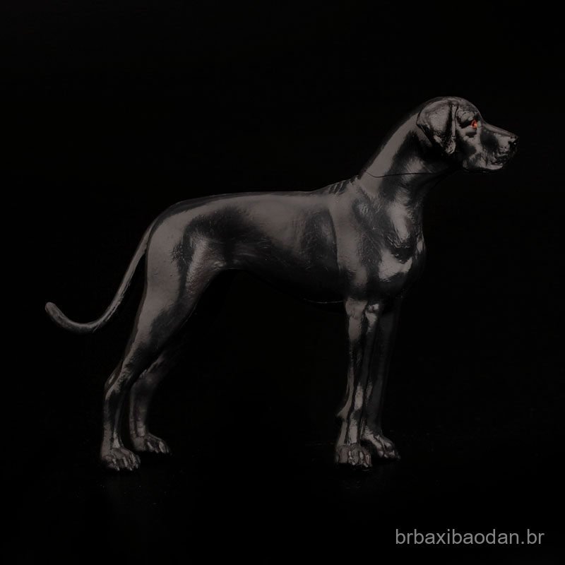 Cão de Brinquedo Infantil Bernês, Modelo Grande de Plástico, Ornamento de Presente, Simulação de Cão da Montanha Preto,