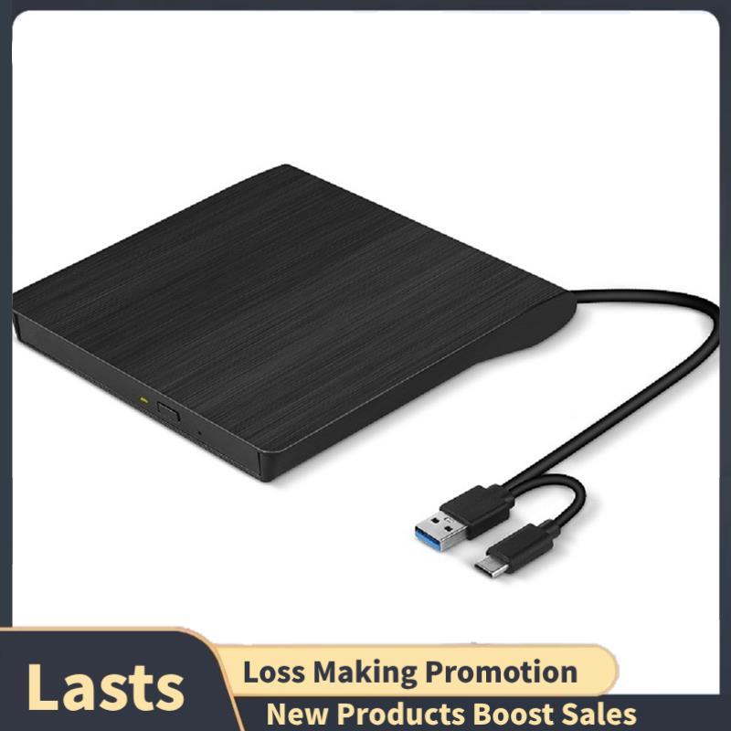 USB 3.0 Tipo-C CD DVD Burner Portátil Player Unidades Ópticas Externas Para PC E